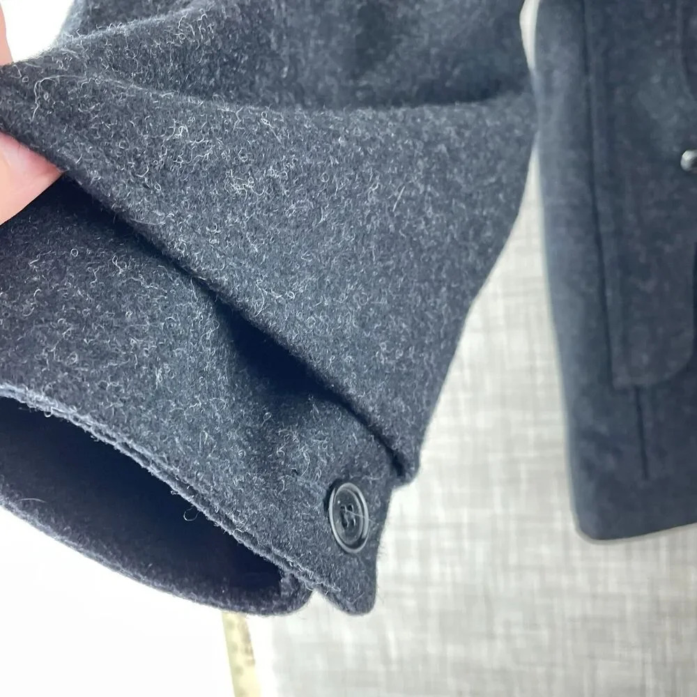 Vintage CC Filson Wool Double Packer Mackinaw Mens 42 Charcoal Excellent c151 - Picture 7 of 10
